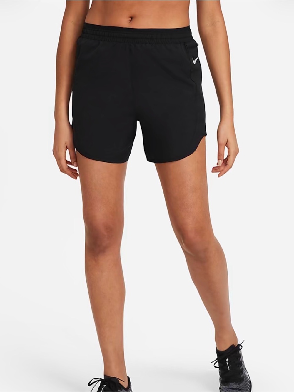 Nike Tempo Luxe Black Running Shorts Size Small